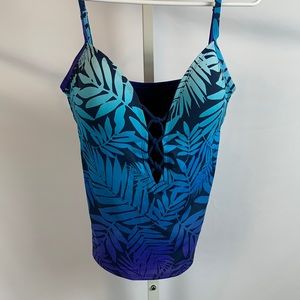 Bleu Rod Beattie Tankini Swim Top Size 12